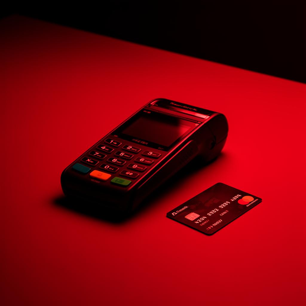 POS terminal and card for merchant collections